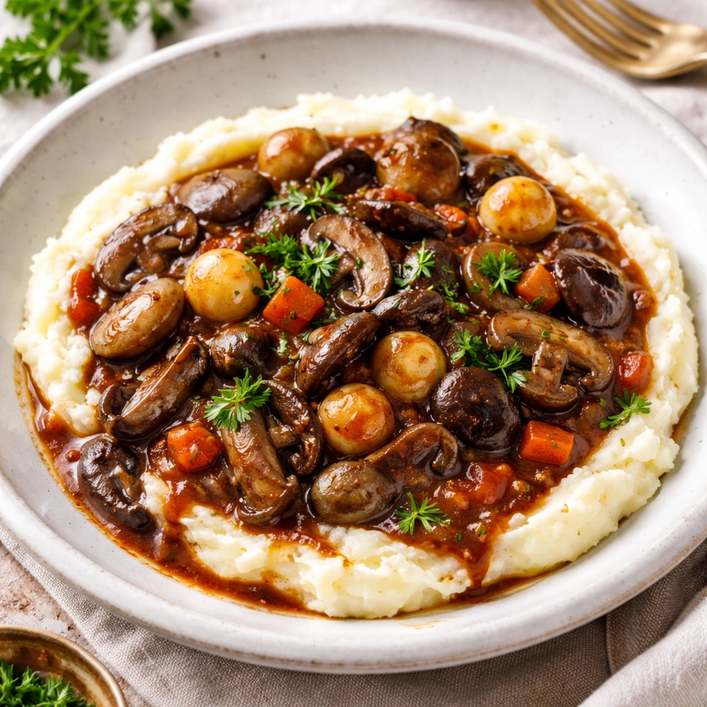Bourguignon de Champignons