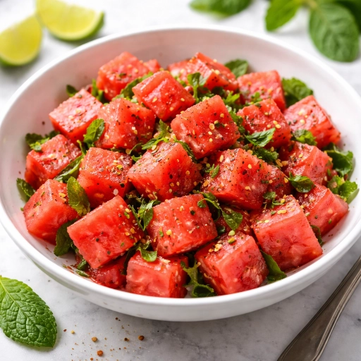 Watermelon Mint Salad