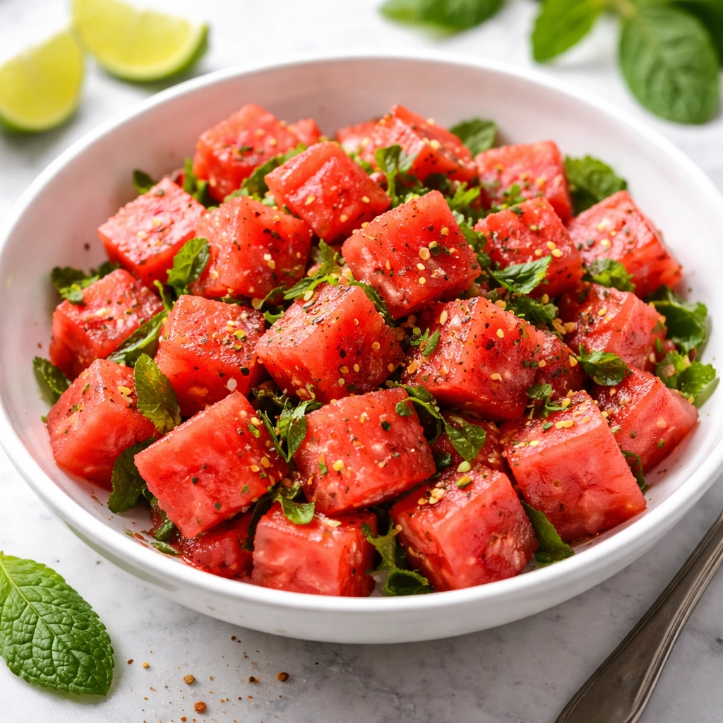 Watermelon Mint Salad