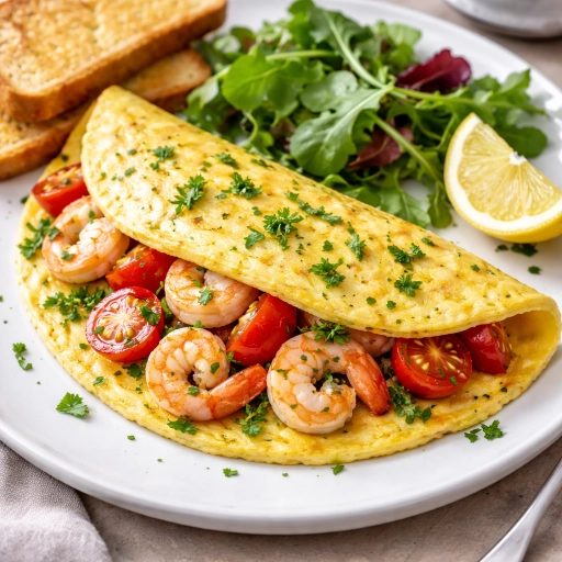 Shrimp Omelette