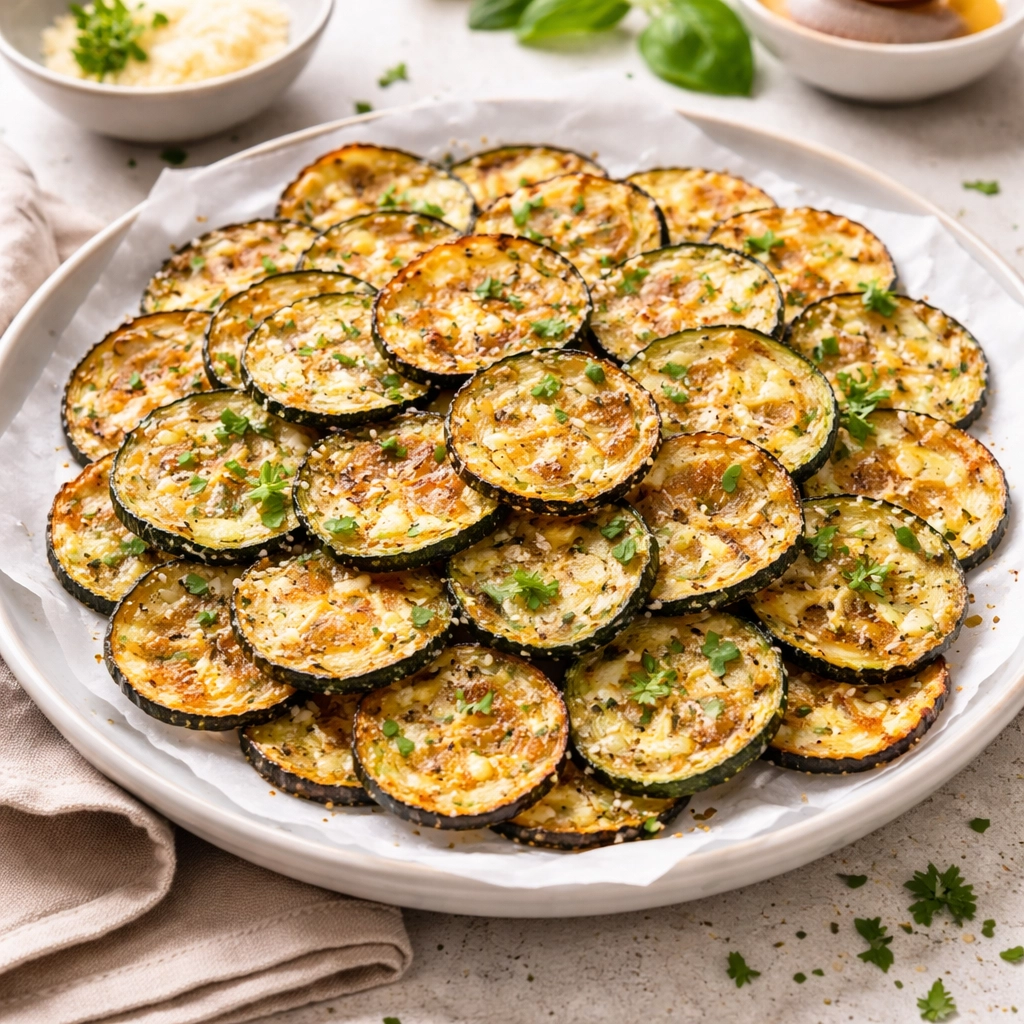 Chips di Zucchine al Parmigiano
