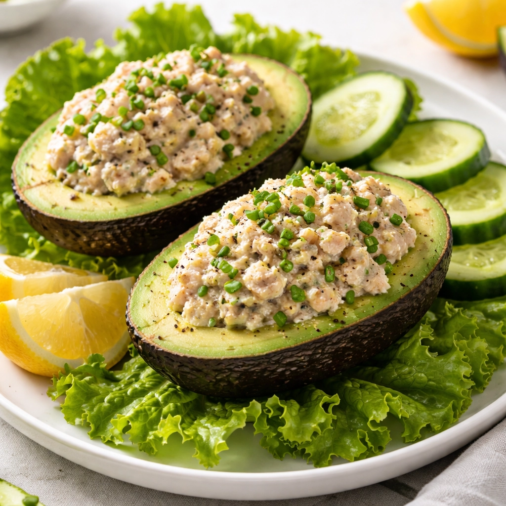 Tuna-Stuffed Avocado