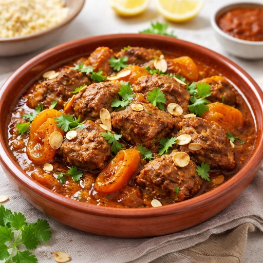 Tagine d'Agneau aux Abricots et Citron Confit
