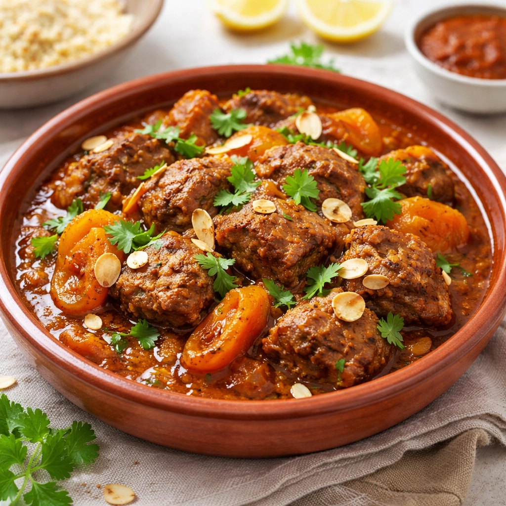 Tagine d'Agneau aux Abricots et Citron Confit