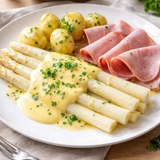 Spargel mit Sauce Hollandaise