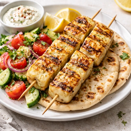 Halloumi Souvlaki