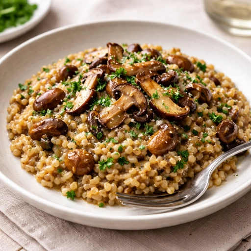 Risotto di Farro ai Funghi