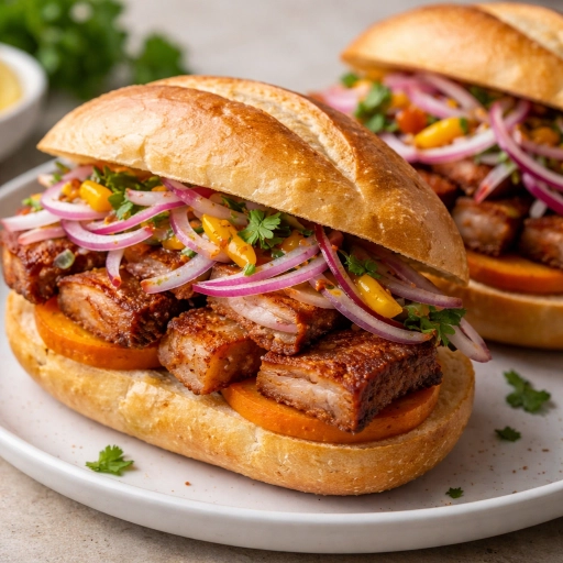 Pan con Chicharron