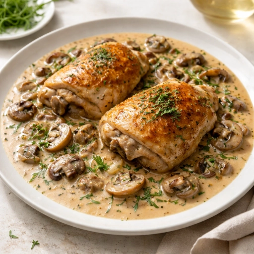 Poulet au Vin Blanc